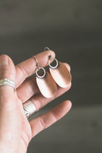Load image into Gallery viewer, Core Collection Earrings | Brass or Copper + Sterling Silver