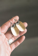 Load image into Gallery viewer, Core Collection Earrings | Brass or Copper + Sterling Silver