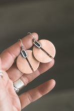 Load image into Gallery viewer, Core Collection Earrings | Brass or Copper + Sterling Silver