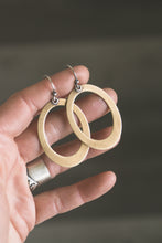 Load image into Gallery viewer, Core Collection Earrings | Brass or Copper + Sterling Silver
