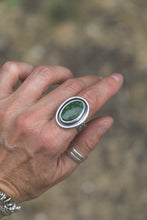 Load image into Gallery viewer, Bamboo Mountain Turquoise Shadow Box Ring | Size 9