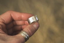 Load image into Gallery viewer, Full Moon Forest Ring in Sterling Silver and Brass | Pre Order