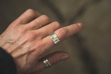 Load image into Gallery viewer, Full Moon Forest Ring in Sterling Silver and Brass | Pre Order