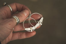 Load image into Gallery viewer, Hawk Hoops | Sterling Silver + Brass