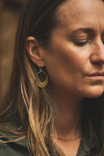 Load image into Gallery viewer, Core Collection Earrings | Brass or Copper + Sterling Silver