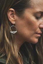 Load image into Gallery viewer, Hawk Hoops | Sterling Silver + Brass