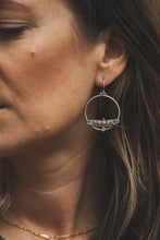Load image into Gallery viewer, Hawk Hoops | Sterling Silver + Brass