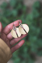 Load image into Gallery viewer, Core Collection Earrings | Brass or Copper + Sterling Silver