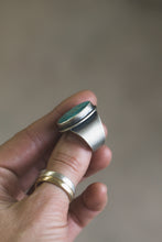Load image into Gallery viewer, Kingman Turquoise Brick House Ring | Size 6.5