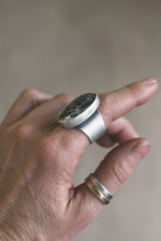 Load image into Gallery viewer, White Buffalo Brick House Ring | Size 7.5