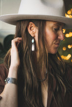 Load image into Gallery viewer, Kingman Turquoise Fringe Earrings