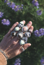 Load image into Gallery viewer, Tiffany Stone + Lemon Chrysoprase Floral Ring | Size 6.5