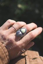 Load image into Gallery viewer, Tiffany Stone + Lemon Chrysoprase Floral Ring | Size 6