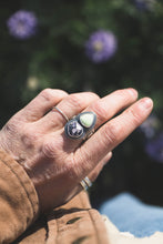 Load image into Gallery viewer, Tiffany Stone + Lemon Chrysoprase Floral Ring | Size 6
