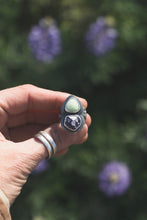 Load image into Gallery viewer, Tiffany Stone + Lemon Chrysoprase Floral Ring | Size 6