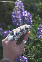 Load image into Gallery viewer, Tiffany Stone + Lemon Chrysoprase Floral Ring | Size 6.5