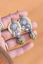 Load image into Gallery viewer, Sunflower Skies Earrings