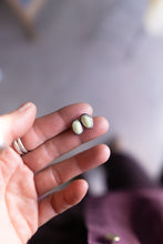 Load image into Gallery viewer, Lemon Chrysoprase Simple Studs