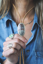 Load image into Gallery viewer, Coffee Bean Jasper + Sterling Silver Bolo Tie