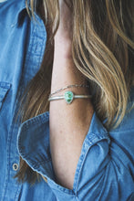 Load image into Gallery viewer, Sonoran Gold Turquoise + Sterling Silver Cuff