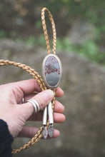 Load image into Gallery viewer, Coffee Bean Jasper + Sterling Silver Bolo Tie