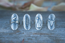 Load image into Gallery viewer, The Trees Through the Forest Saddle Ring | Size 7.5