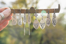 Load image into Gallery viewer, Coyotes in the Forest Earrings | Pair #1 | Sterling Silver + Brass