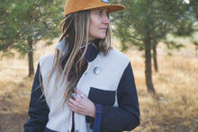 Load image into Gallery viewer, Mountain Side Button Pin | Sterling Silver + Brass