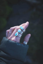 Load image into Gallery viewer, Turquoise triple band ring #3 | Size 8.5