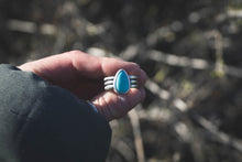 Load image into Gallery viewer, Turquoise triple band ring #3 | Size 8.5