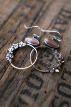 Load image into Gallery viewer, Floral Hoops with Tennessee River Muscles or Mother of Pearl | PRE-ORDER