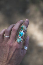 Load image into Gallery viewer, Carico Lake Turquoise Feather Ring | size 8