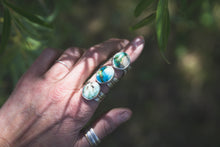 Load image into Gallery viewer, Carico Lake Turquoise Feather Ring | size 8