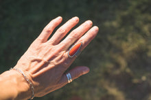 Load image into Gallery viewer, The Wildfire Ring | Rosarita + Sterling Silver | Fits a size 7