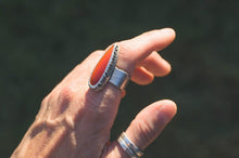 Load image into Gallery viewer, The Wildfire Ring | Rosarita + Sterling Silver | Fits a size 7