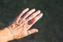 Load image into Gallery viewer, The Wildfire Ring | Rosarita + Sterling Silver | Fits a size 7