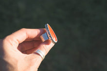 Load image into Gallery viewer, The Wildfire Ring | Rosarita + Sterling Silver | Fits a size 7