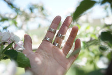 Load image into Gallery viewer, Moon Phase Rings Sterling Silver + Brass | LAST CALL