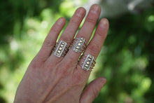 Load image into Gallery viewer, Moon Phase Rings Sterling Silver + Brass | LAST CALL