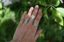 Load image into Gallery viewer, Moon Phase Rings Sterling Silver + Brass | LAST CALL