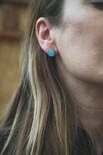 Load image into Gallery viewer, American Mined Turquoise Studs | Pair 2
