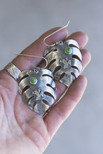 Load image into Gallery viewer, Monstera Frog Earrings
