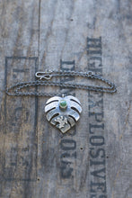 Load image into Gallery viewer, Monstera Frog Pendant
