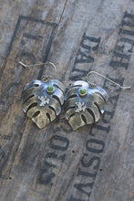 Load image into Gallery viewer, Monstera Frog Earrings
