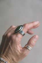 Load image into Gallery viewer, Bamboo Mountain Turquoise Shadow Box Ring | Size 9
