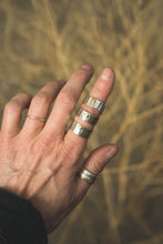 Load image into Gallery viewer, Full Moon Forest Ring in Sterling Silver and Brass
