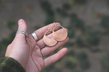 Load image into Gallery viewer, Traveler Earrings in Brass or Copper
