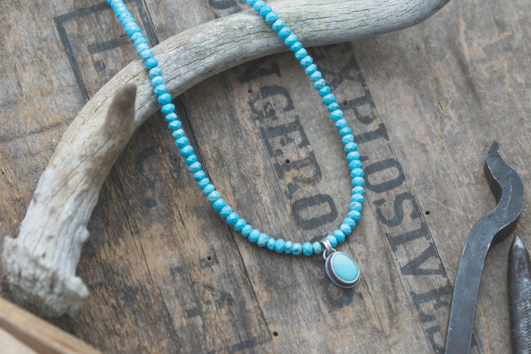 Turquoise Charm Bead Strands