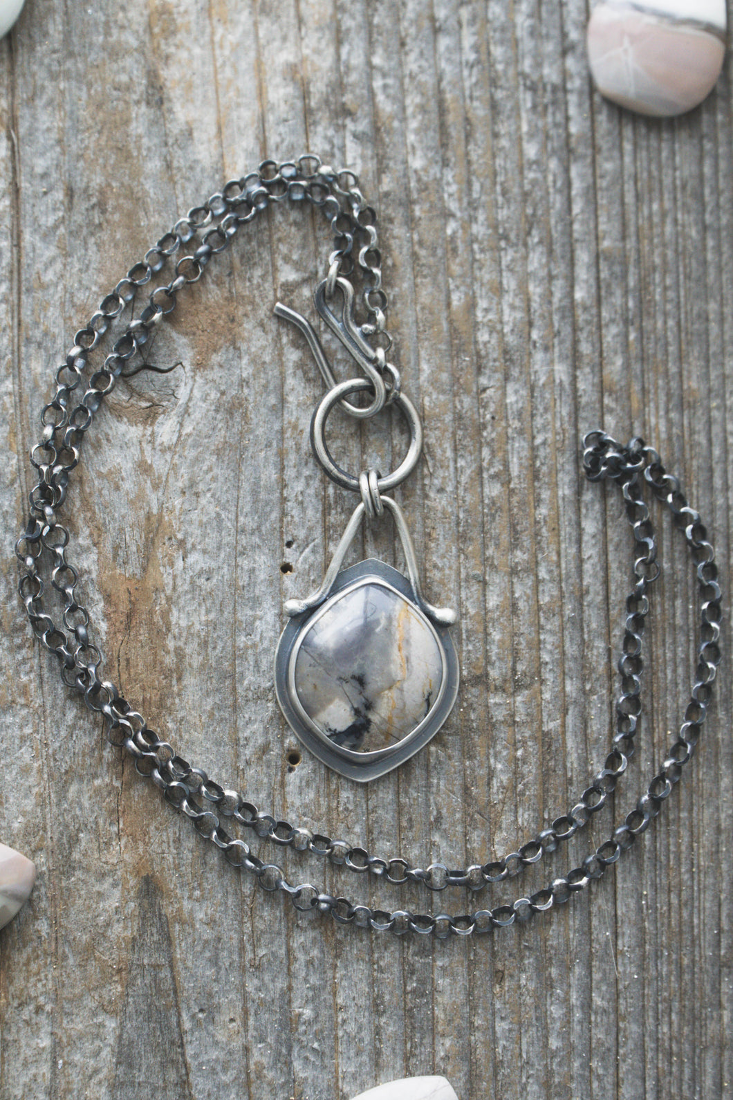 Amethyst Sage S Hook Necklace