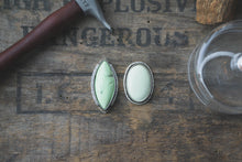 Load image into Gallery viewer, Lemon Chrysoprase + Sterling Silver Ring #2 | Finished in Your Size
